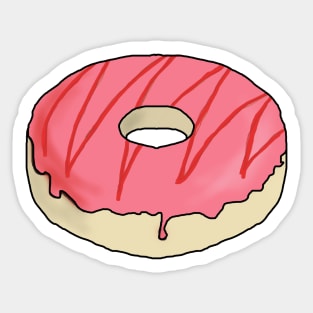 Jam Drizzle Donut Sticker